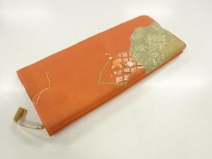 アンティーク　絞り地紙に梅模様着物洗い張り